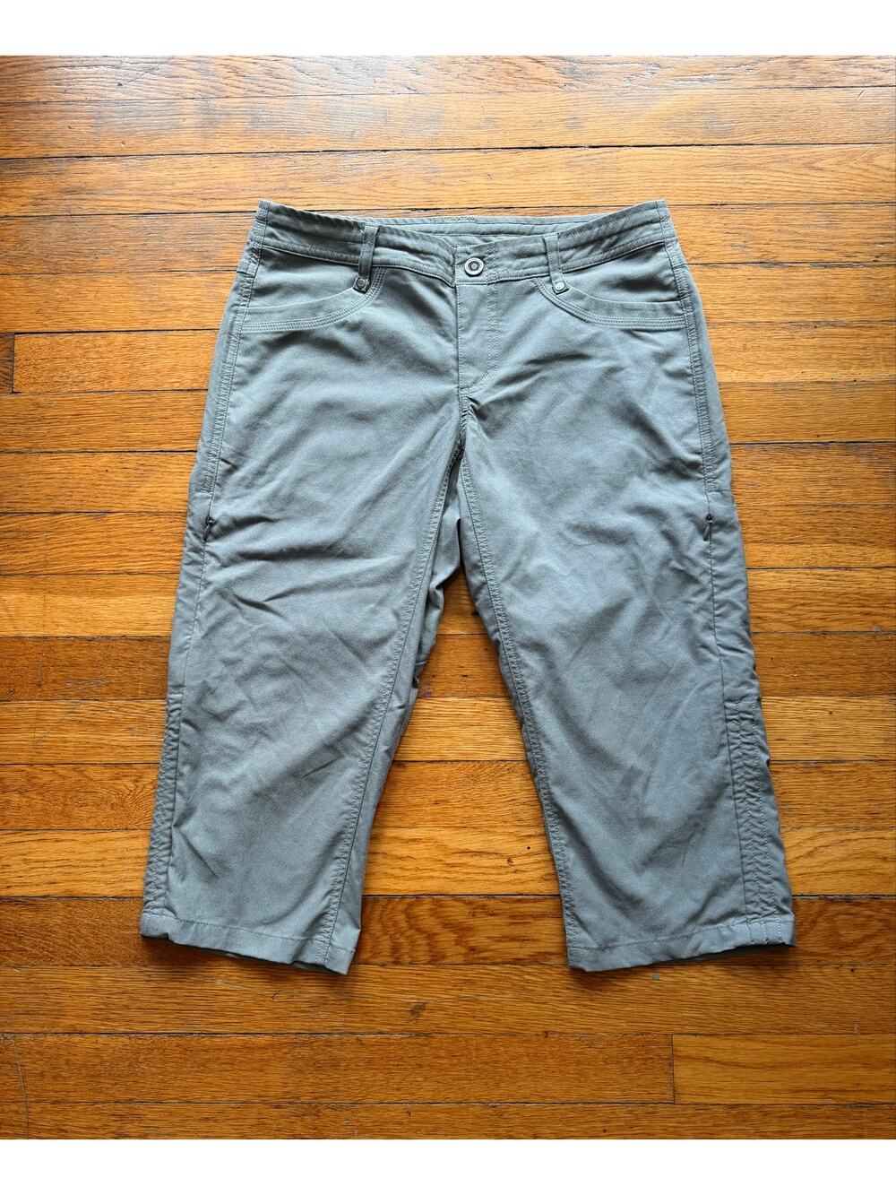 KUHL Gray Crop Hiking Pants Women sz 6